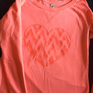 Pink Long sleeve shirt. Adult Medium